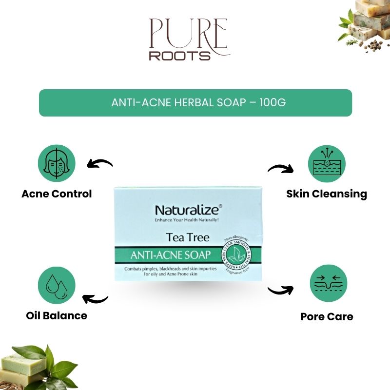 Anti-Acne Herbal Soap – 100g