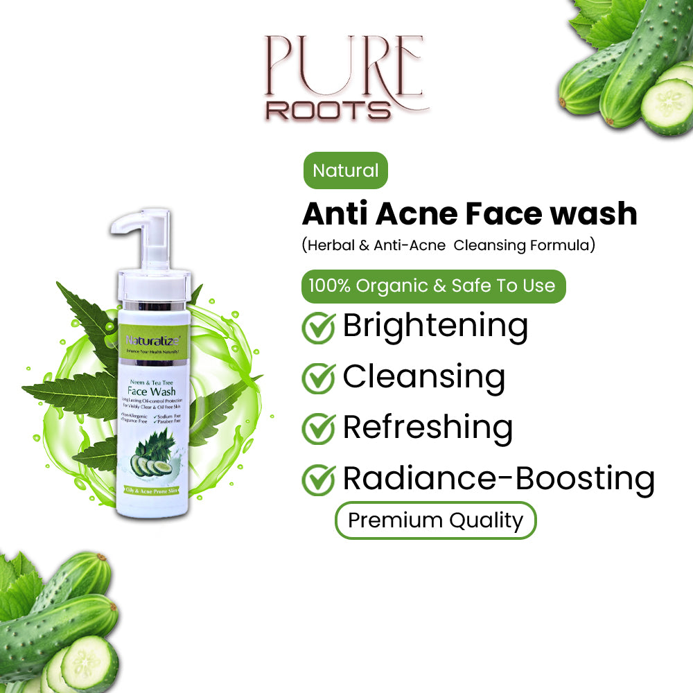 Anti Acne Face wash Herbal & Anti-Acne Cleansing Formula
