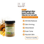 Anti Ageing & Glow Mask Powder with Vitamin C & Turmeric