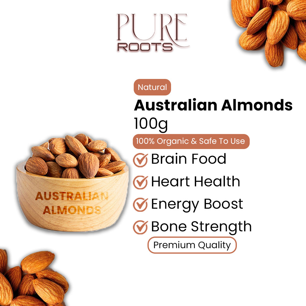 Australian Almonds – Premium 100g