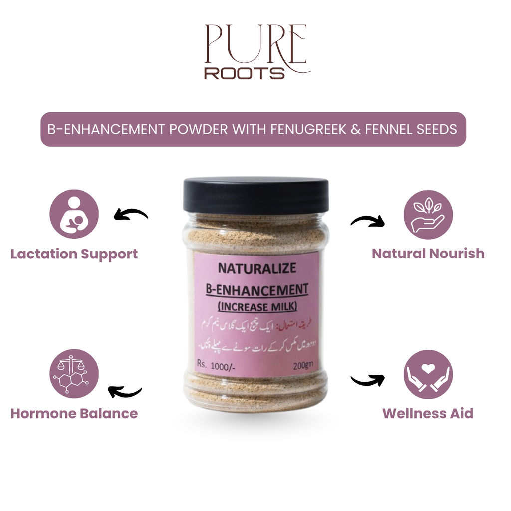 B-Enhancement (Increase Milk) Powder (Breast Enhancement) with Fenugreek & Fennel Seeds