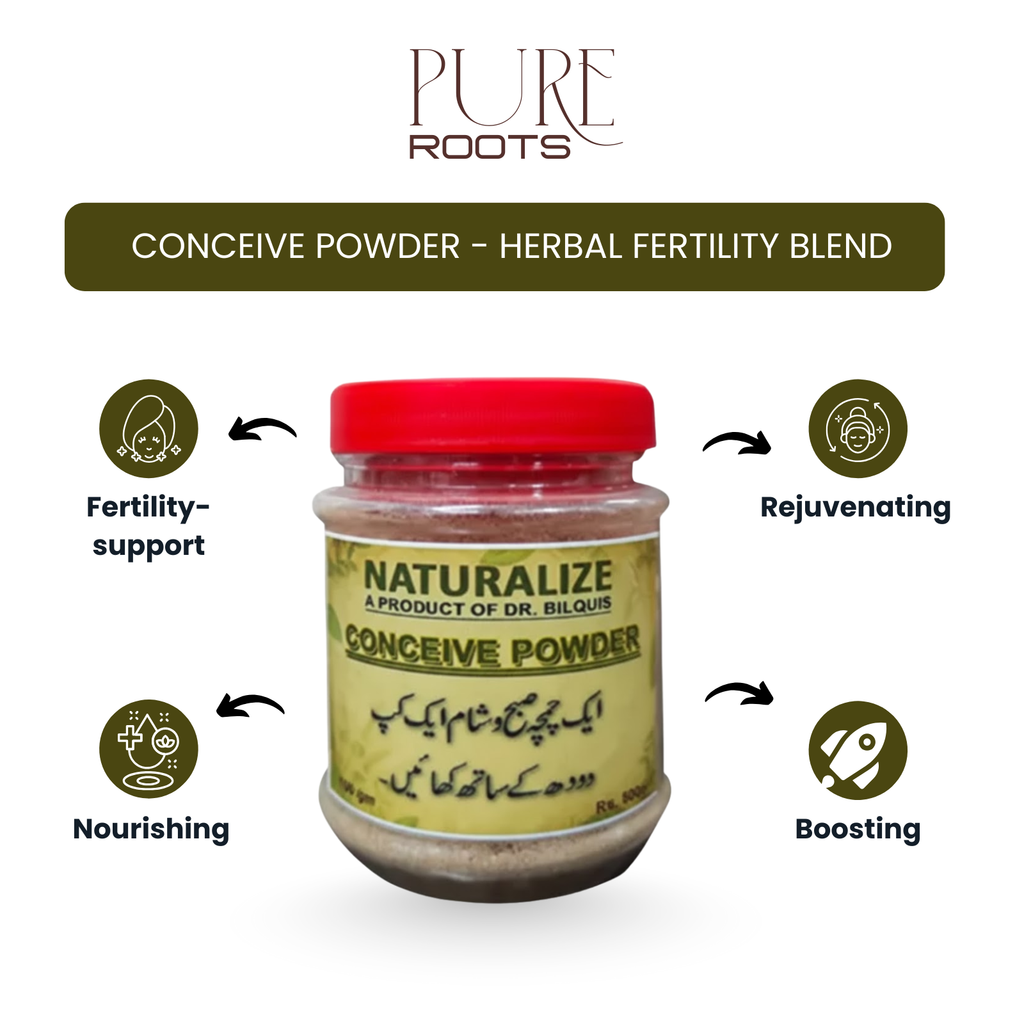 Conceive Powder - Herbal Fertility Blend by Dr. Bilquis