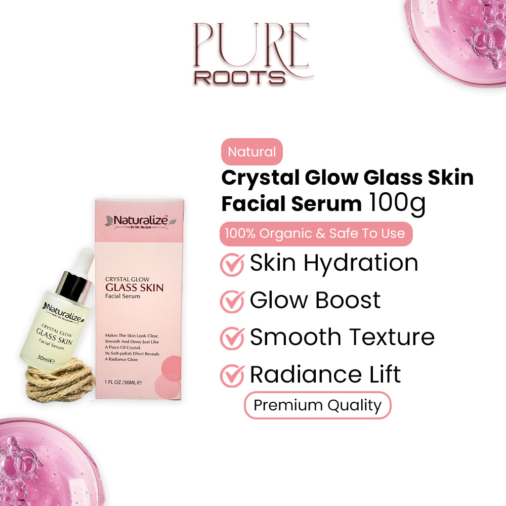 Crystal Glow – Glass Skin Facial Serum 30ml