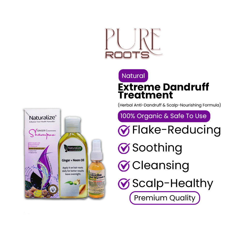 Extreme Dandruff Treatment - Herbal Anti-Dandruff & Scalp-Nourishing Formula
