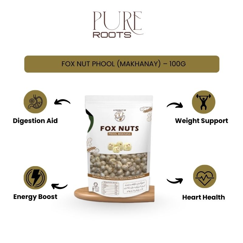 Fox Nut Phool (Makhanay) – 100g