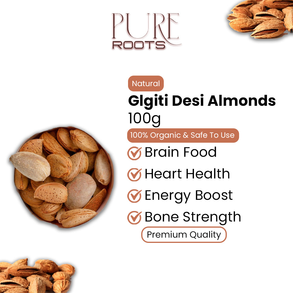 Gilgiti Desi Almonds – 100g