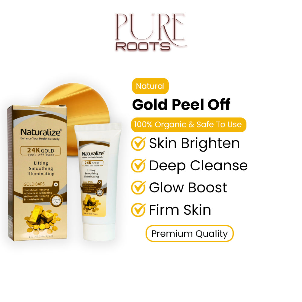 Gold Peel Off Mask with Gold Extract & Aloe Vera