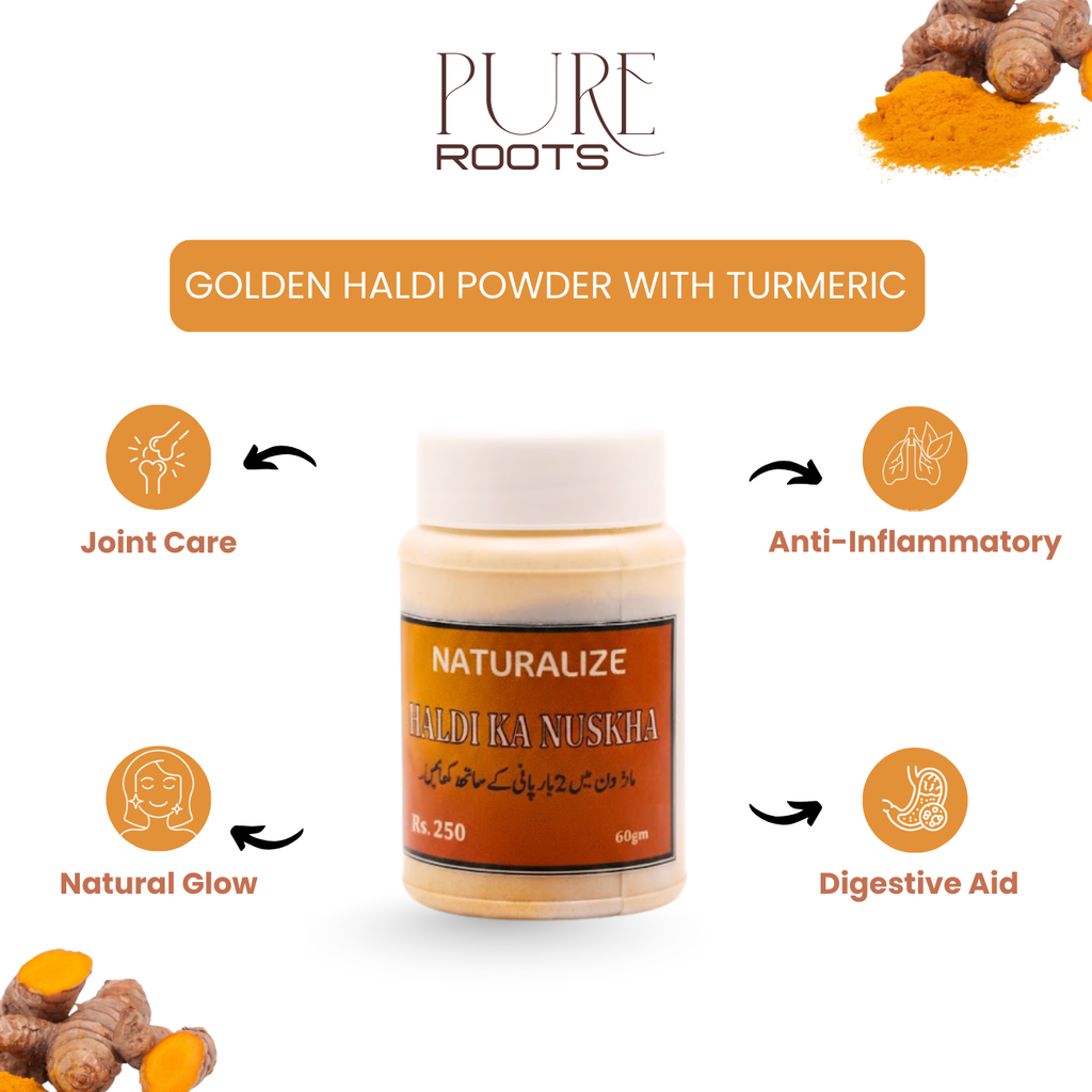Golden Haldi Powder with Turmeric