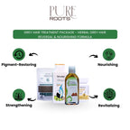 Grey Hair Treatment Package - Herbal Grey Hair Reversal & Nourishing Formula