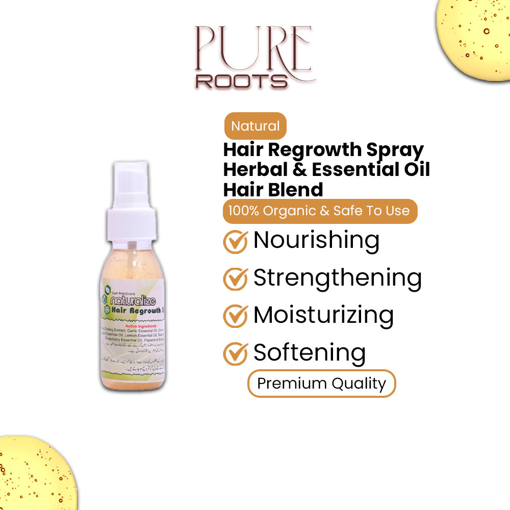 Hair Regrowth Spray with Biotin & Castor Oil