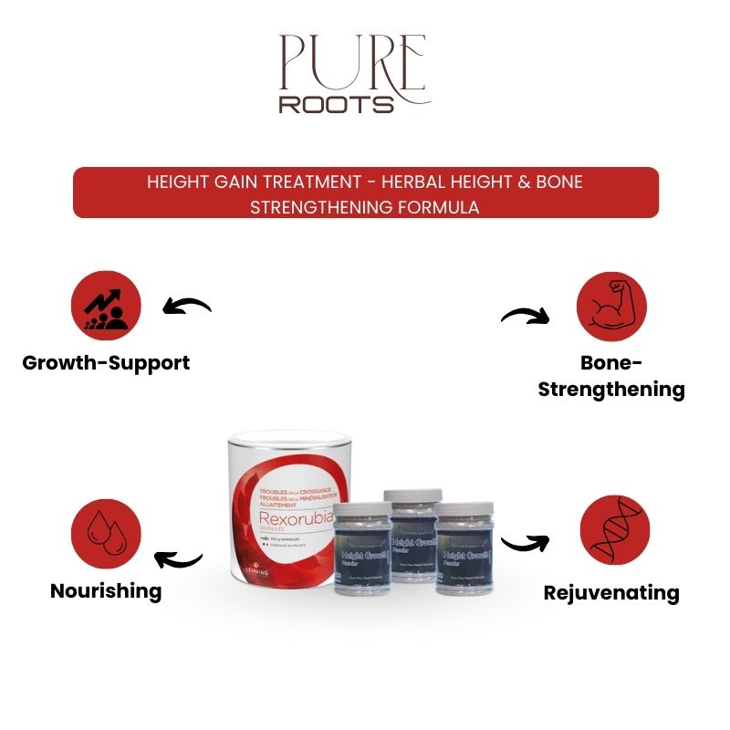 Height Gain Treatment - Herbal Height & Bone Strengthening Formula