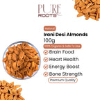 Irani Desi Almonds – 100g