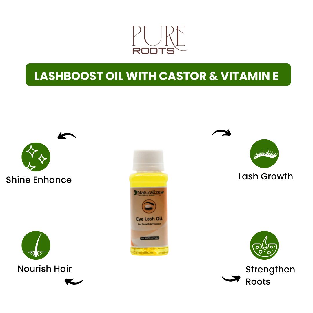 LashBoost Oil with Castor & Vitamin E