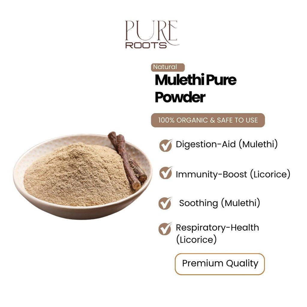 Mulethi Powder (Licorice) – 100g