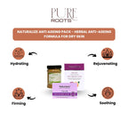 Naturalize Anti Ageing Pack - Herbal Anti-Ageing Formula for Dry Skin