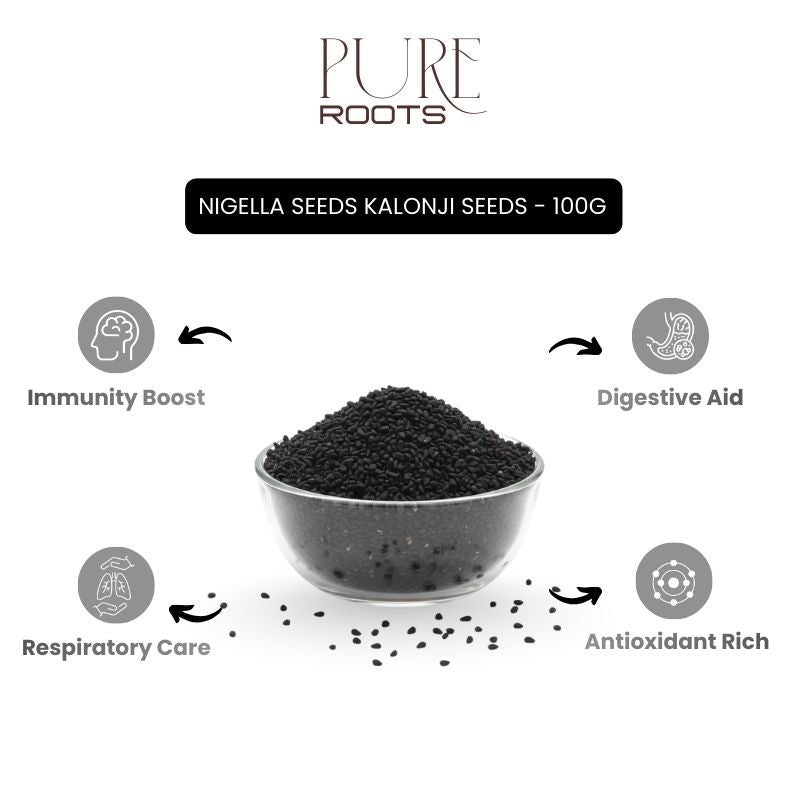 Nigella Seeds Kalonji Seeds - 100g