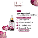 Onion Essential Oil – Strong & Lustrous Hair Blend