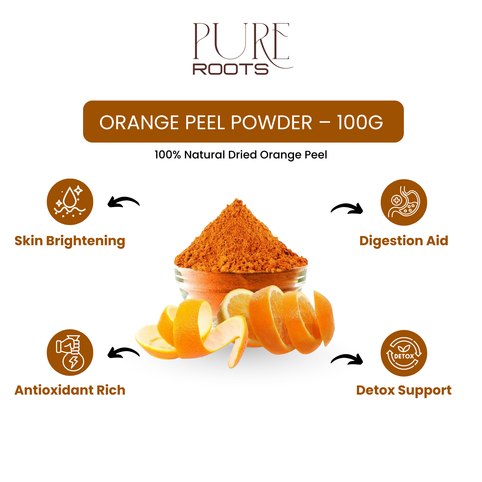 Orange Peel Powder – 100g