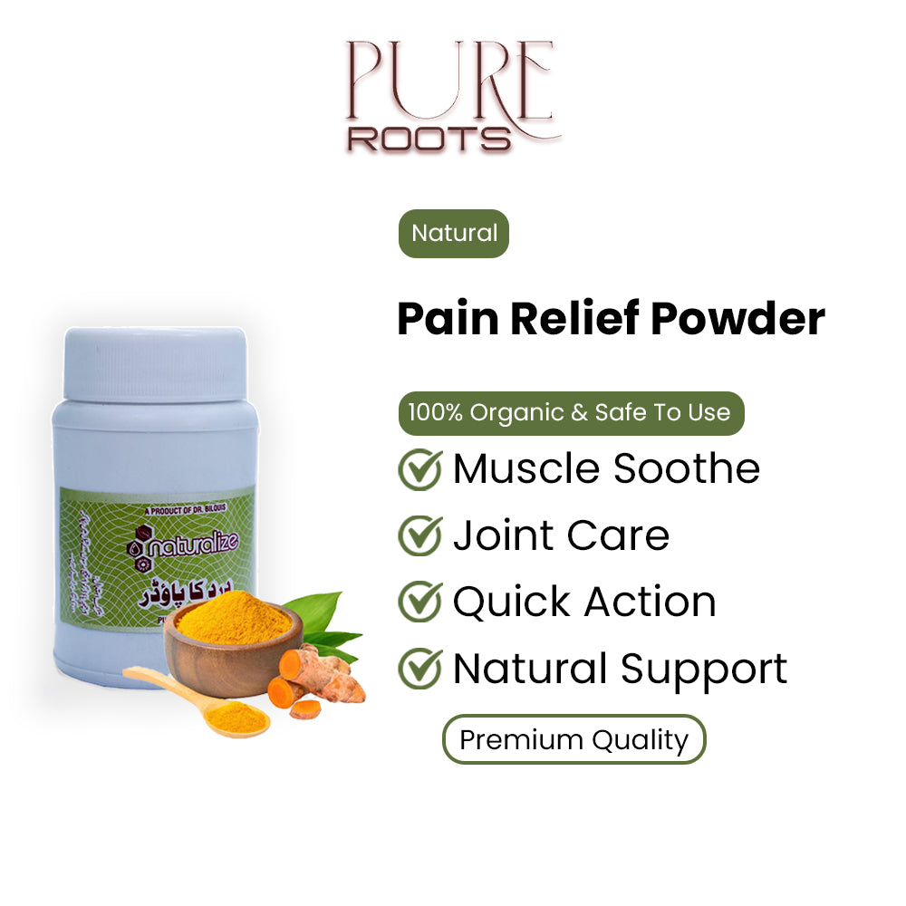 Pain Relief Powder with Turmeric & Camphor