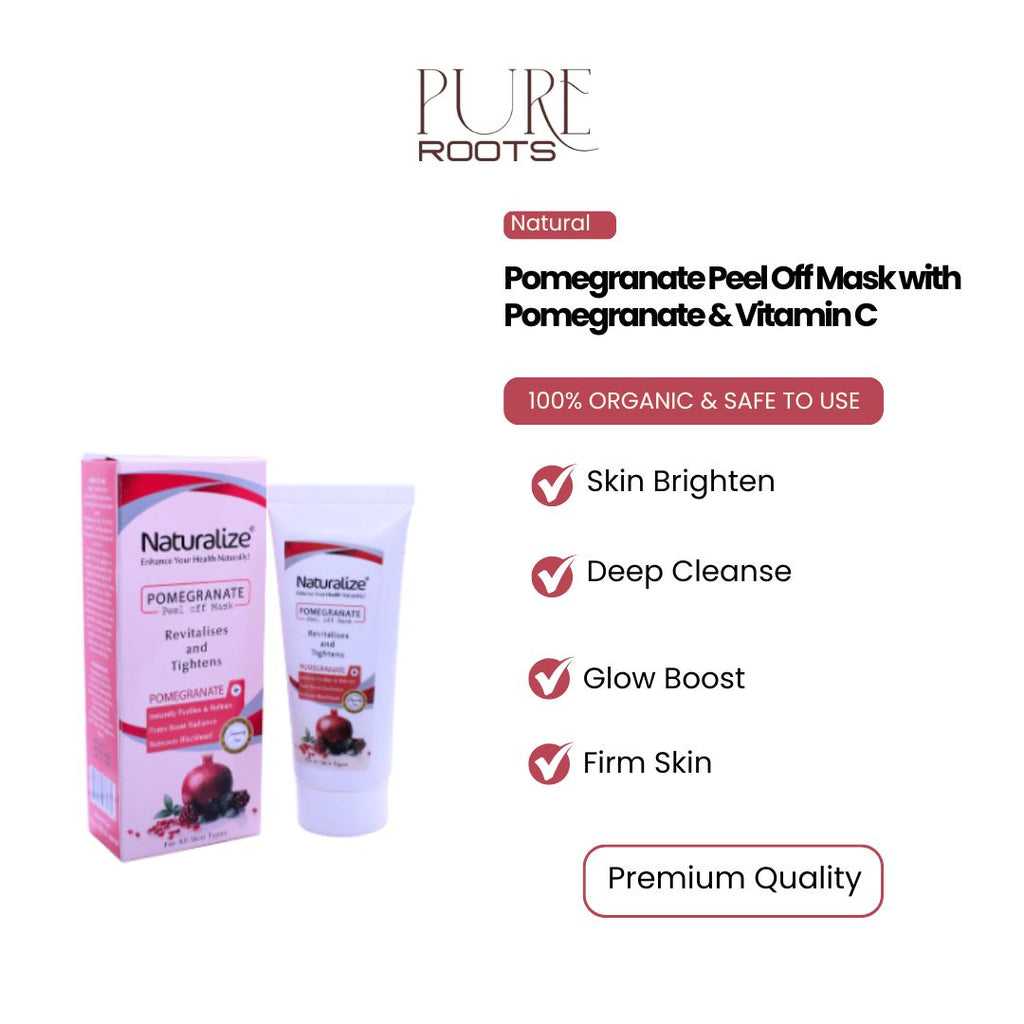 Pomegranate Peel Off Mask with Pomegranate & Vitamin C