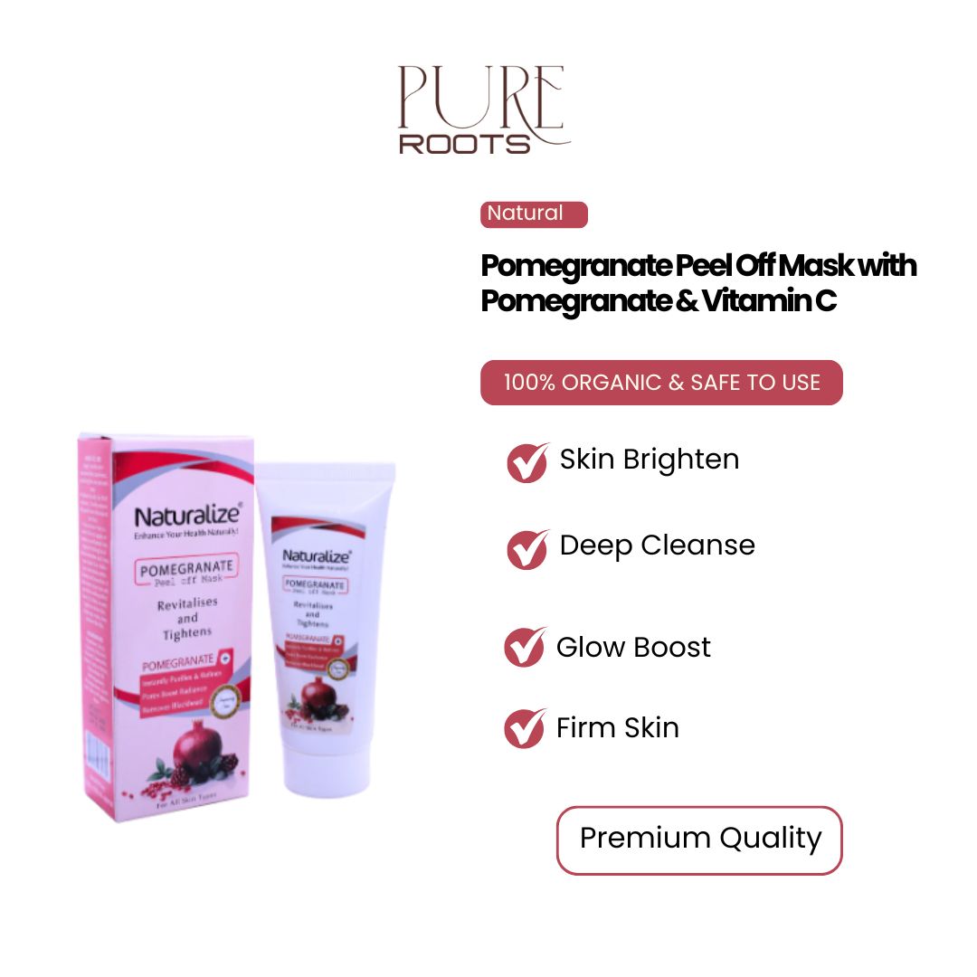 Pomegranate Peel Off Mask with Pomegranate & Vitamin C