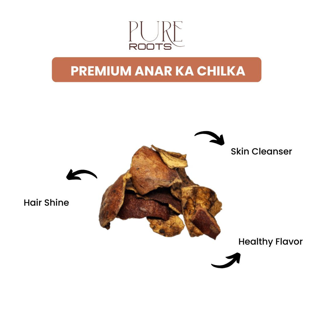 Premium Anar Ka Chilka (Dry Pomegranate peel) 100gm