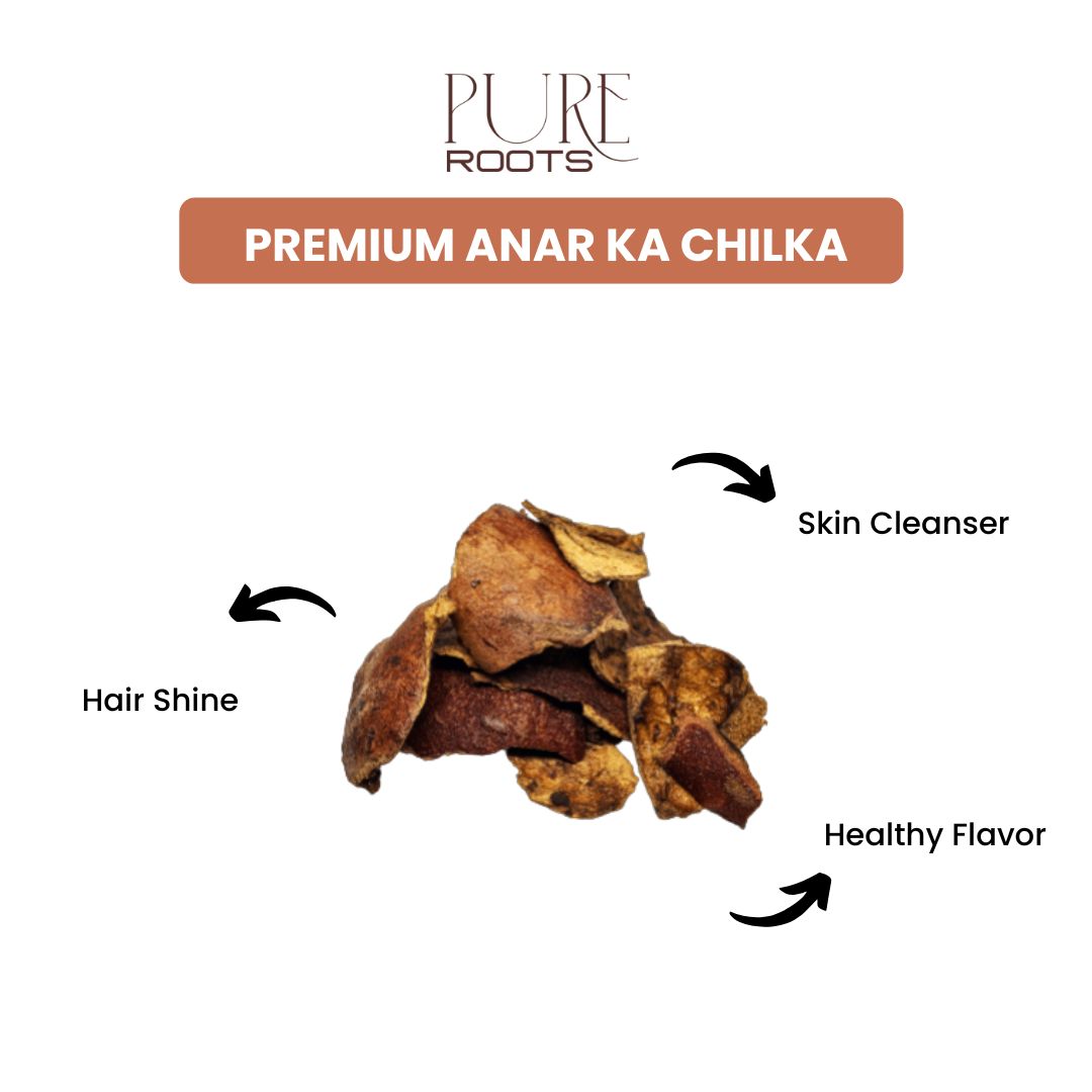 Premium Anar Ka Chilka (Dry Pomegranate peel) 100gm
