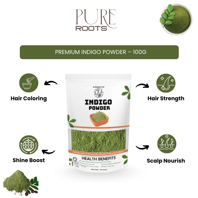 Premium Indigo Powder – 100g