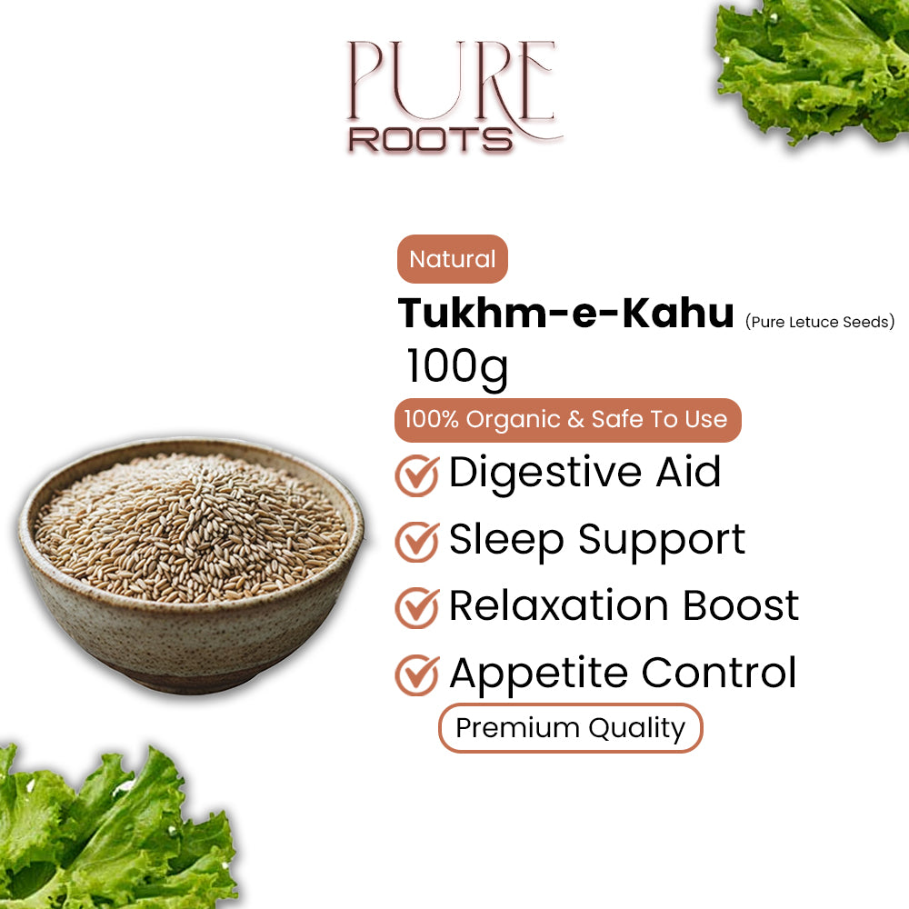 Premium Lettuce Seeds Tukhm-e-Kahu - 100g