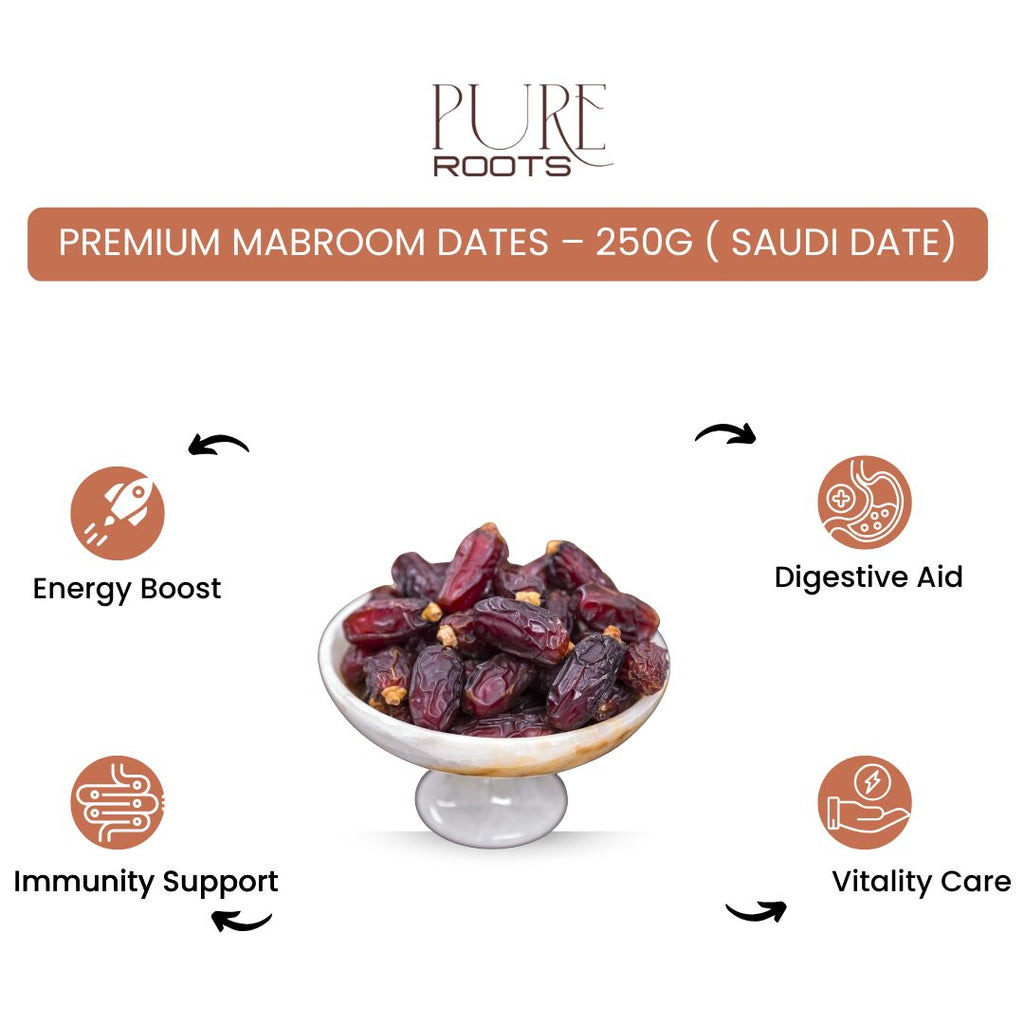 Premium Mabroom Dates – 250g ( Saudi Dates)