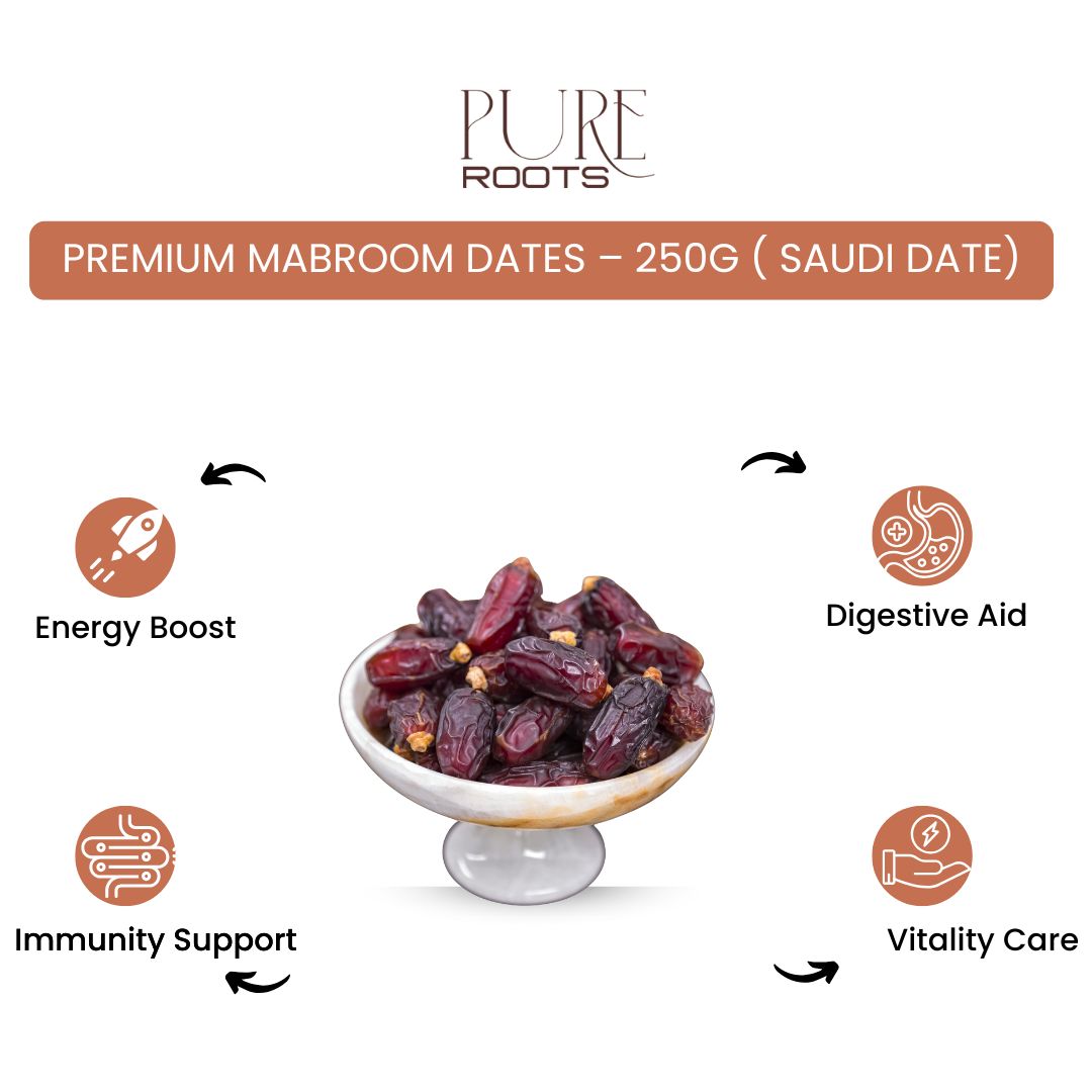 Premium Mabroom Dates – 250g ( Saudi Dates)