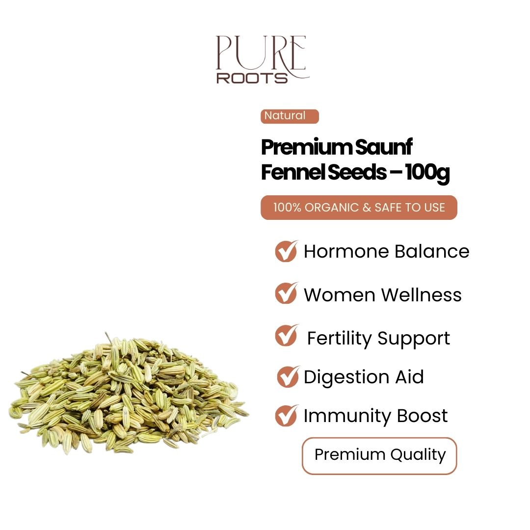 Premium Saunf Fennel Seeds – 100g
