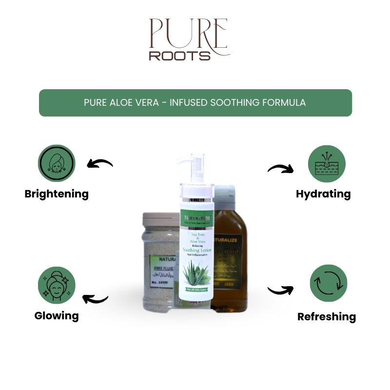 Pure Aloe Vera - Infused Soothing Formula
