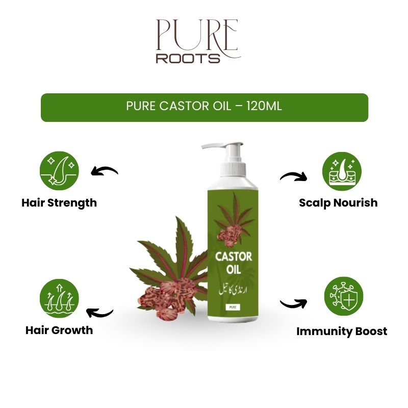 Pure Castor Oil – 120ml