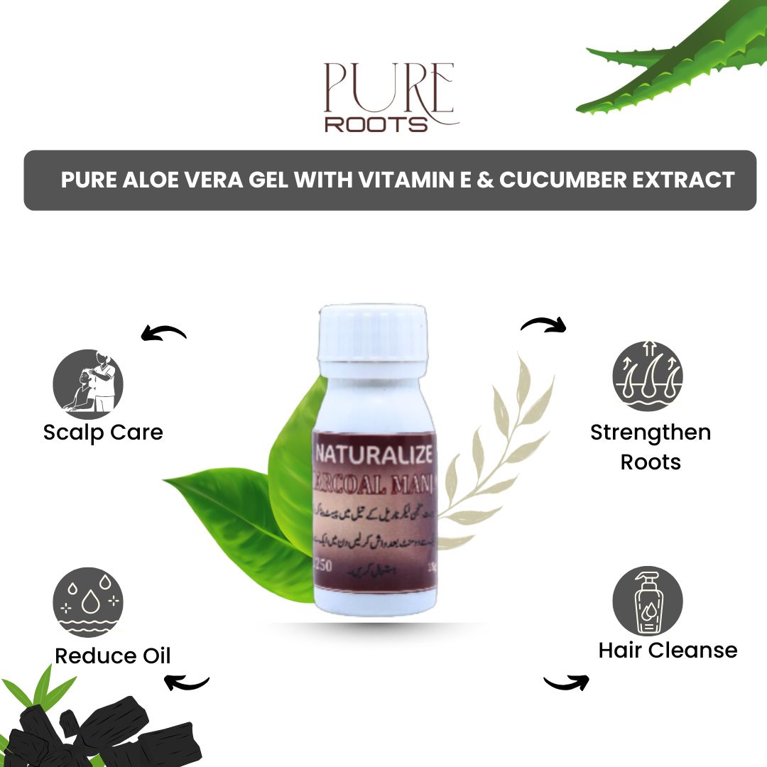 Pure Charcoal Munjan with Neem & Aloe Vera