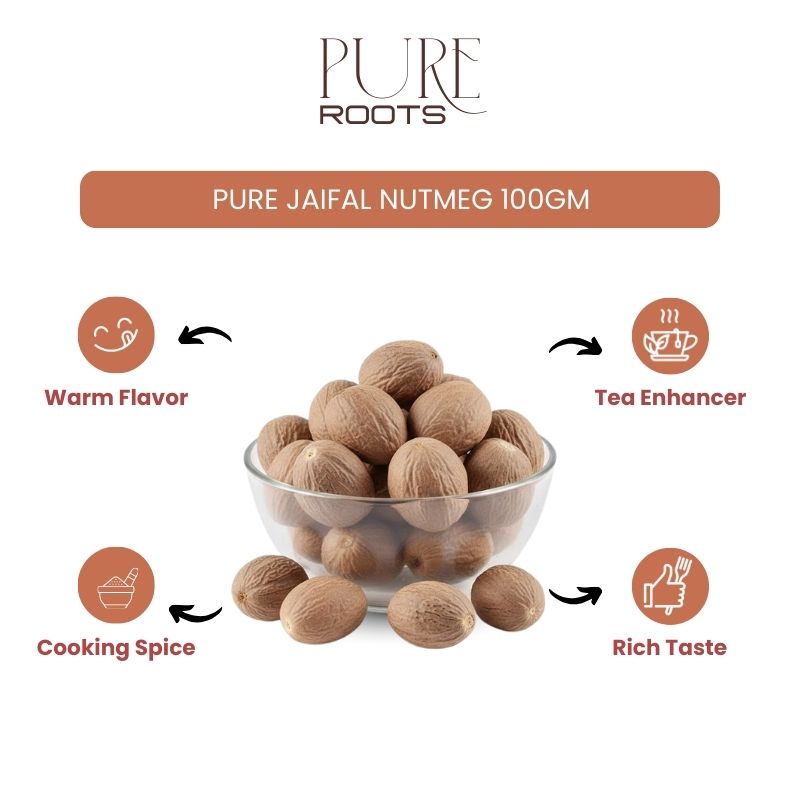 Pure Jaifal Nutmeg 100gm