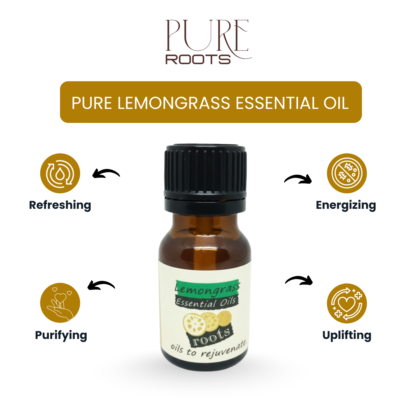 Pure Lemongrass Essential Oil