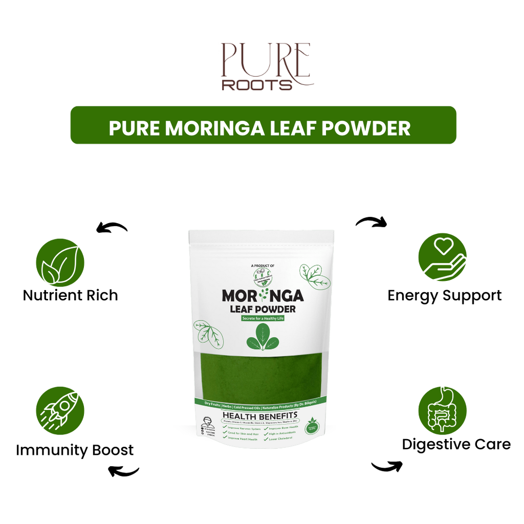 Pure Moringa Leaf Powder – 100g