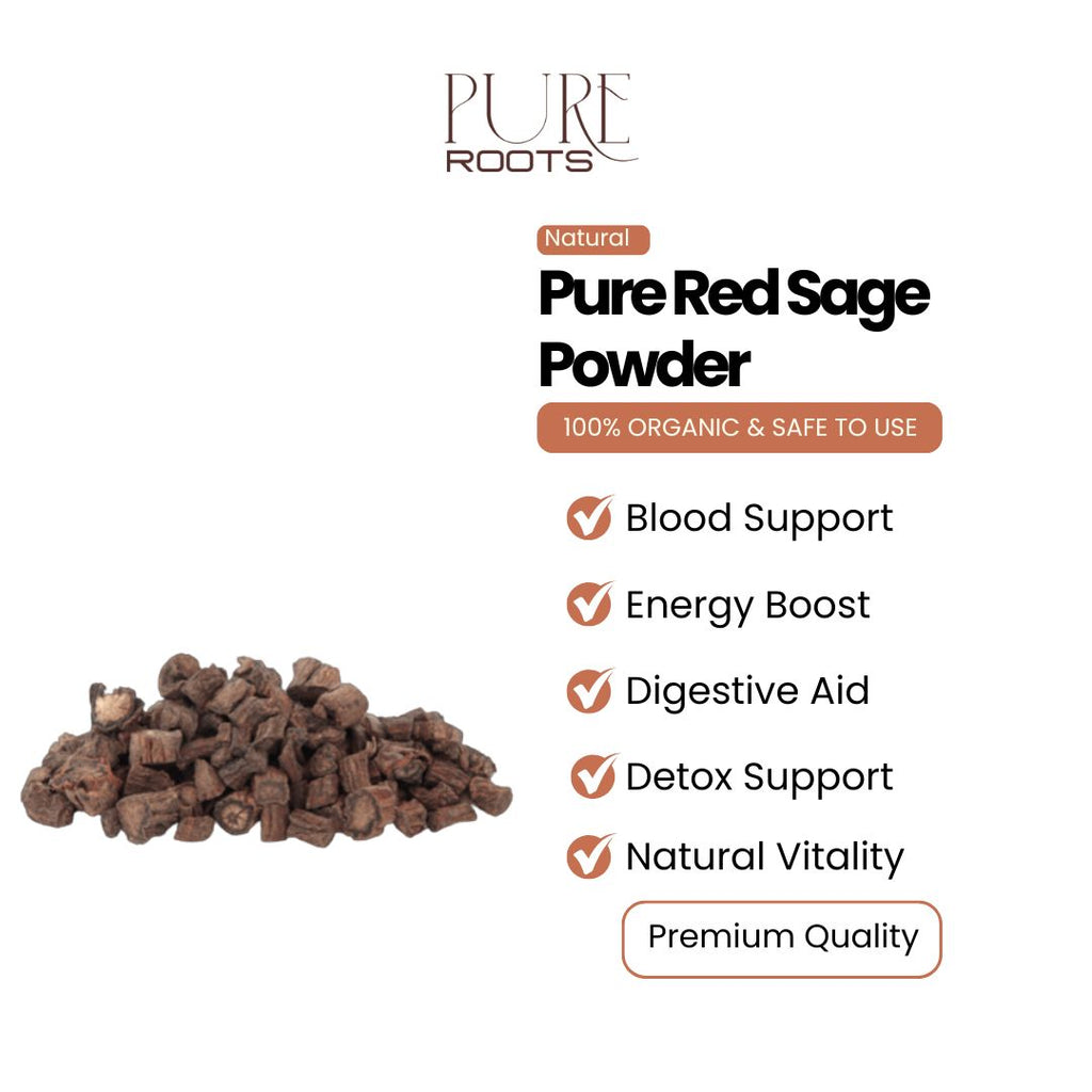 Pure Red Sage Powder – 100g