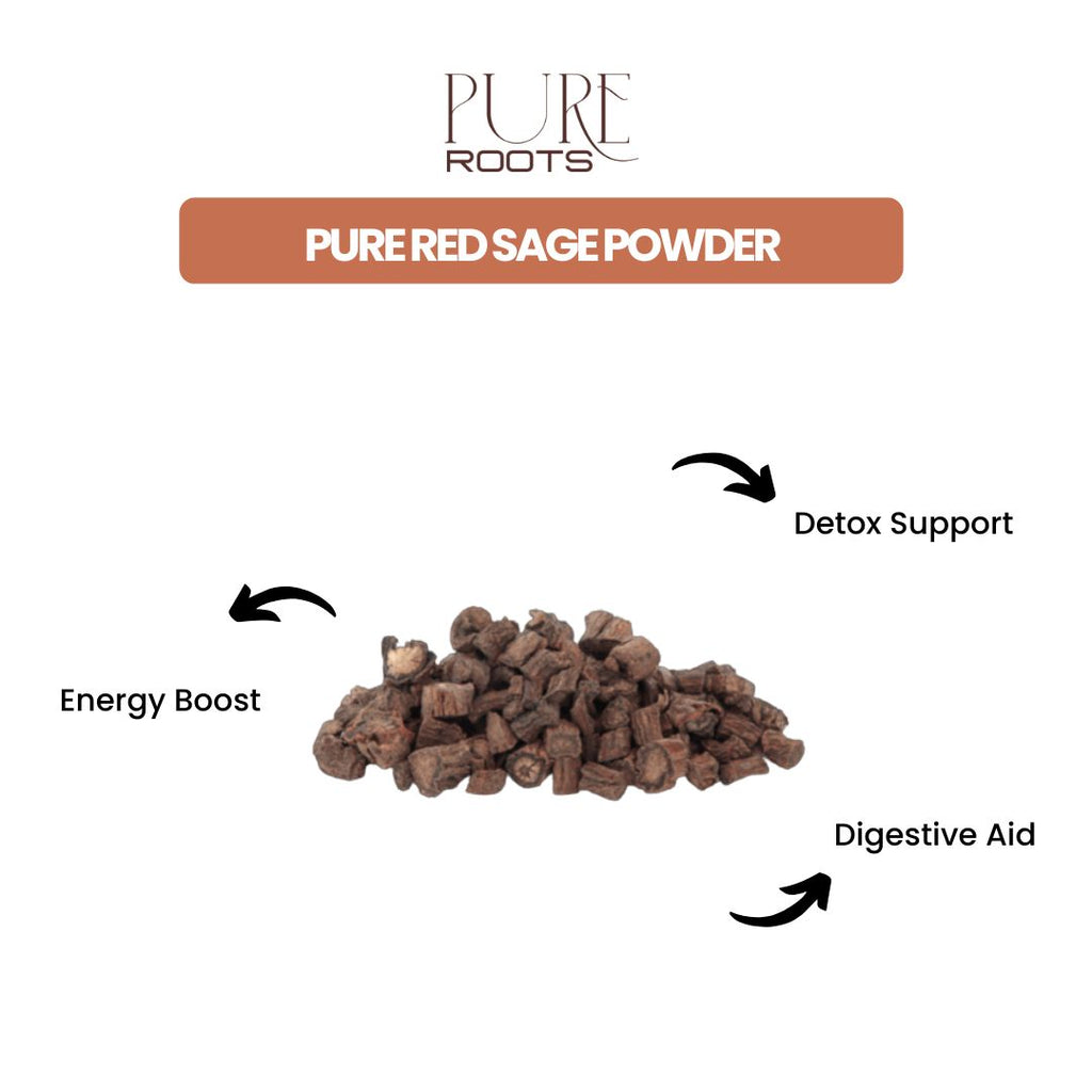 Pure Red Sage Powder – 100g