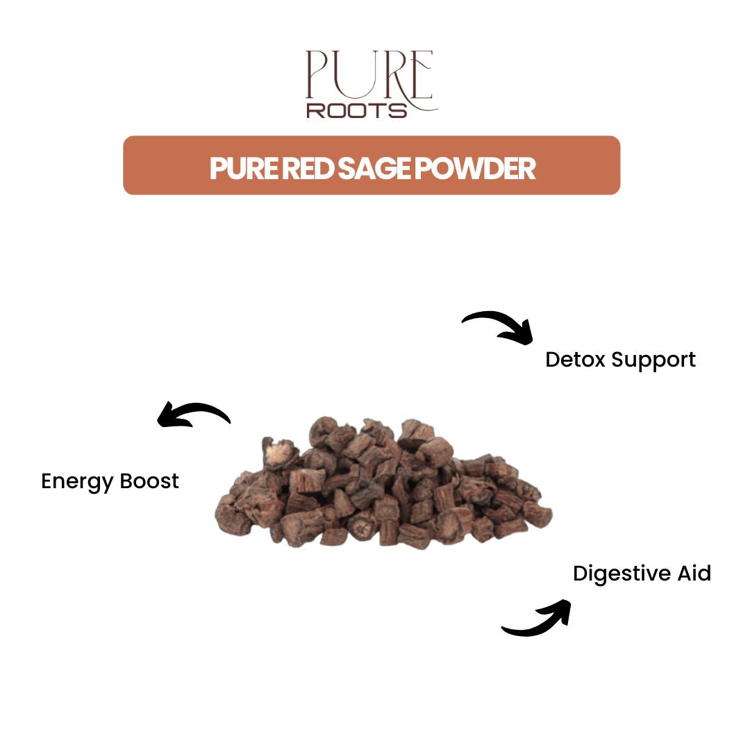 Pure Red Sage Powder – 100g