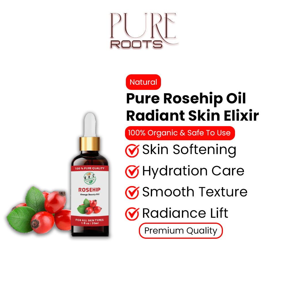 Pure Rosehip Oil – Radiant Skin Elixir