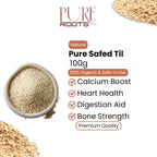 Pure Safed Til – 100g