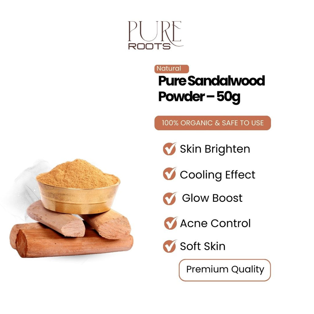 Pure Sandalwood Powder – 50g