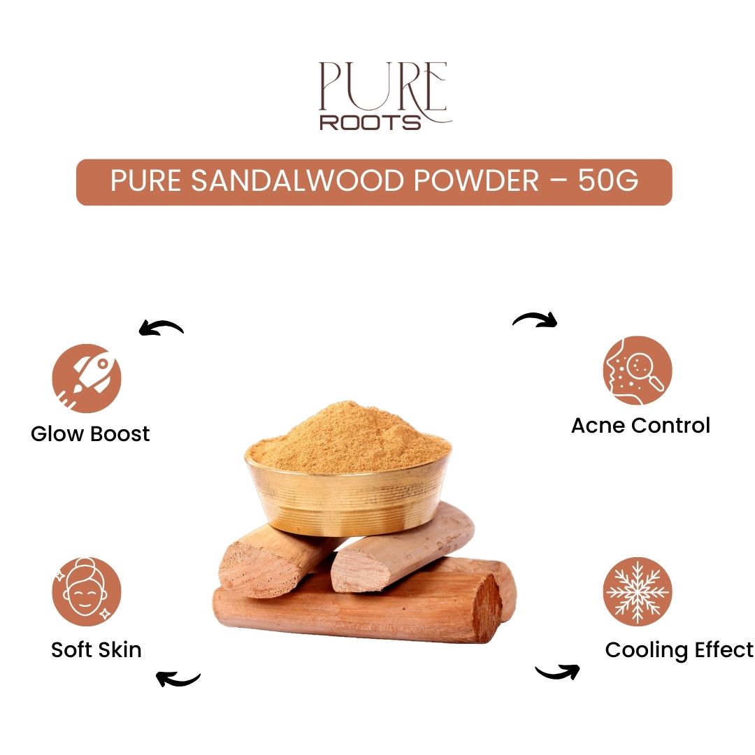 Pure Sandalwood Powder – 50g