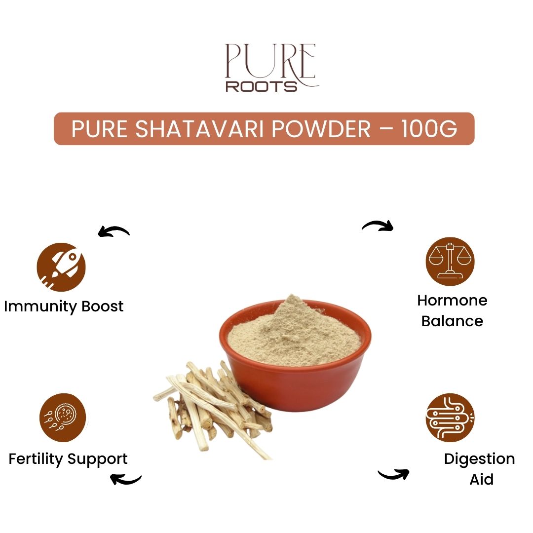 Pure Shatavari Powder – 100g