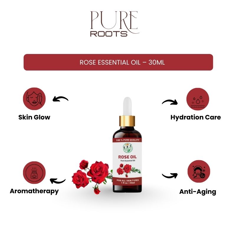 Rose Essential Oil – 30ml