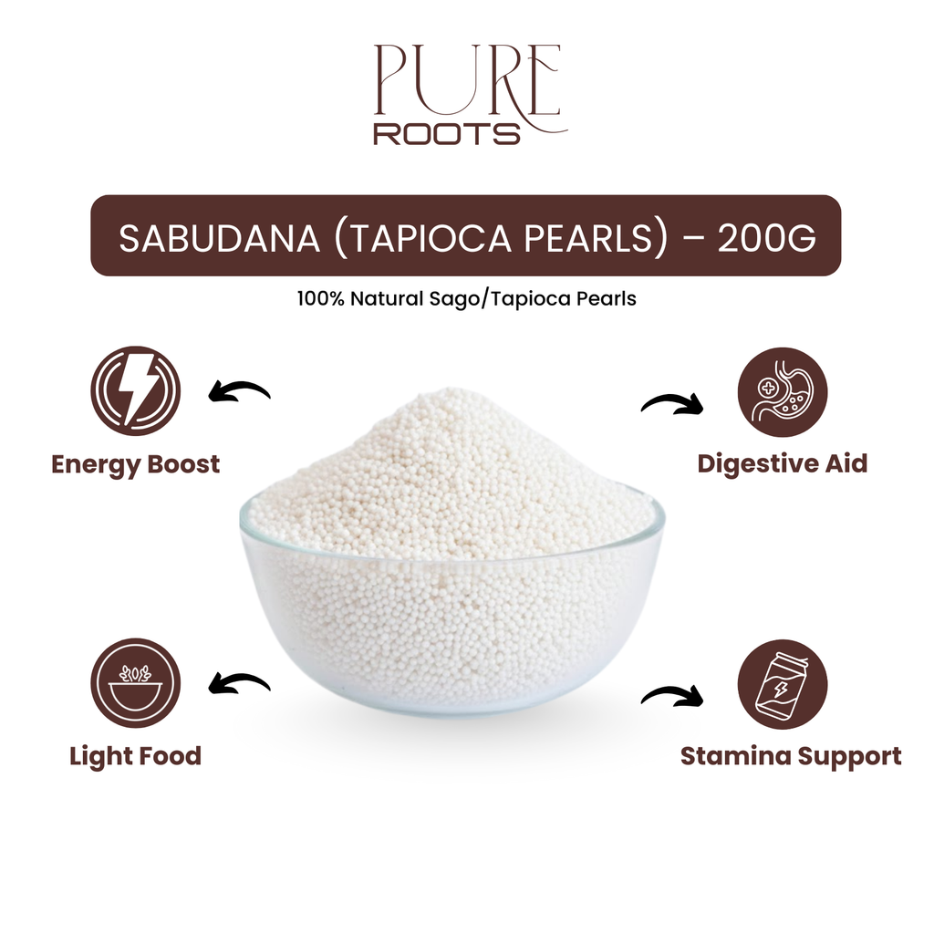 Sabudana (Tapioca Pearls) – 200g