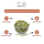 Pure Senna Leaves Sanna Makki (Cassia Angustifolia) 100gm