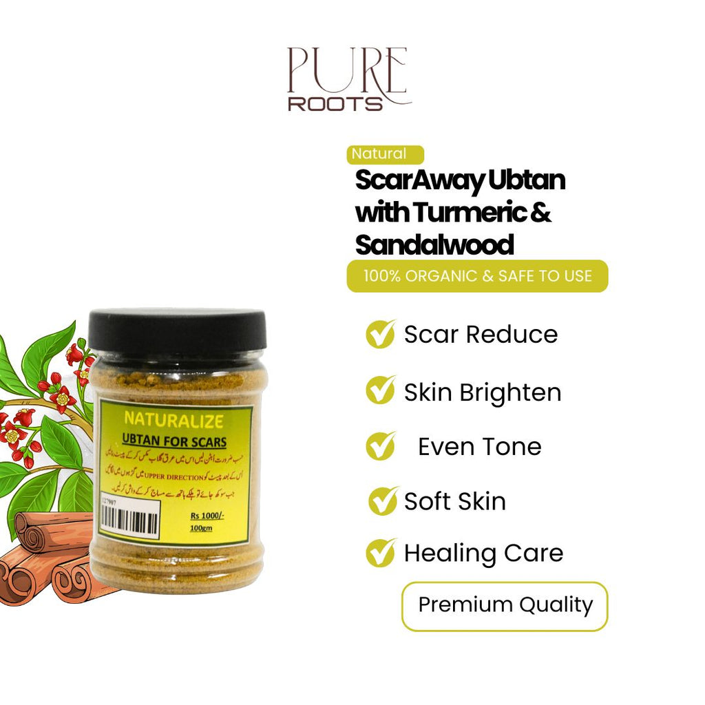 ScarAway Ubtan with Turmeric & Sandalwood